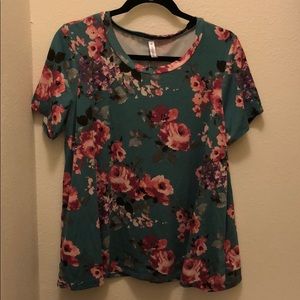 Floral print Oakland tee